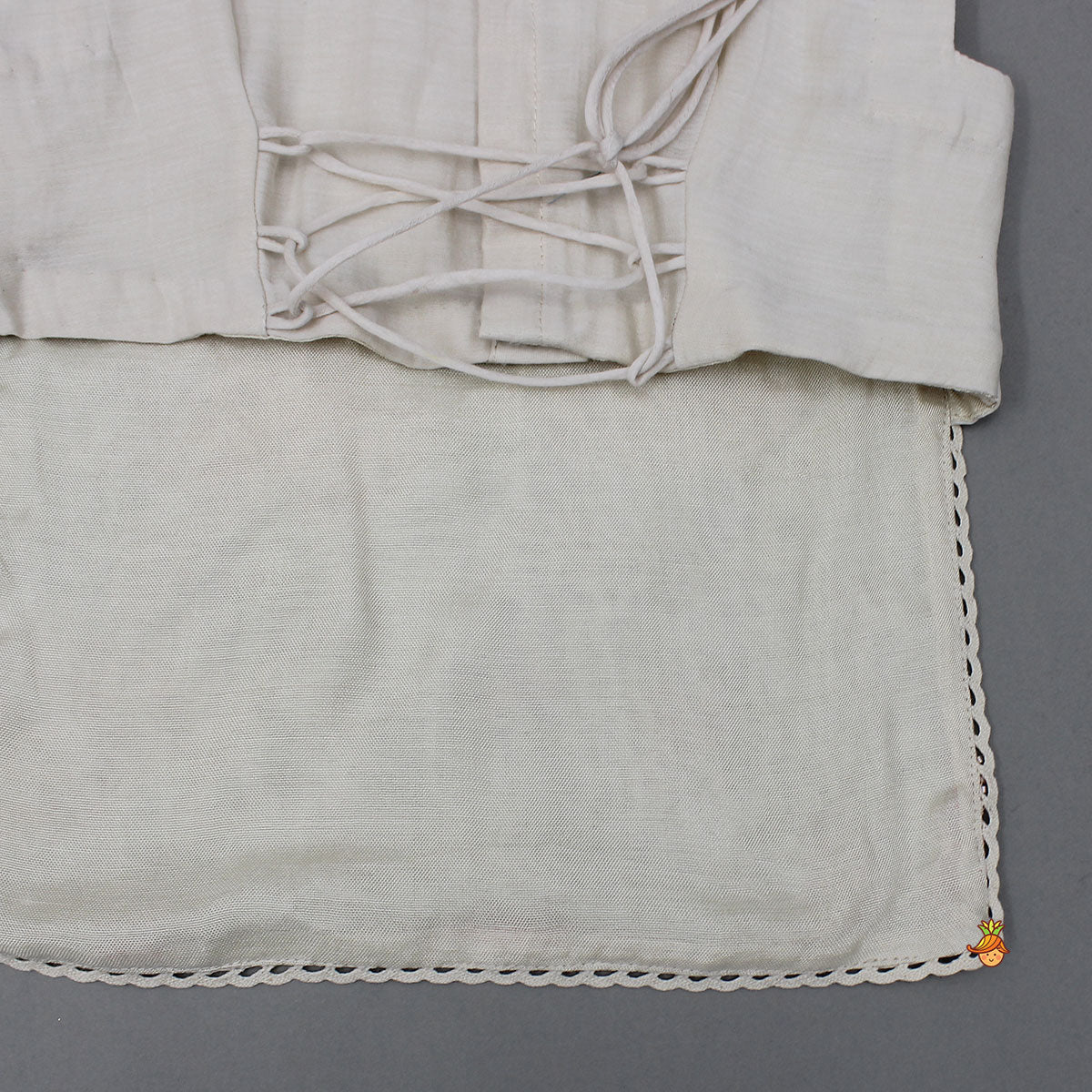 Pre Order: Swarn Motif Embroidered Asymmetric Top And Palazzo