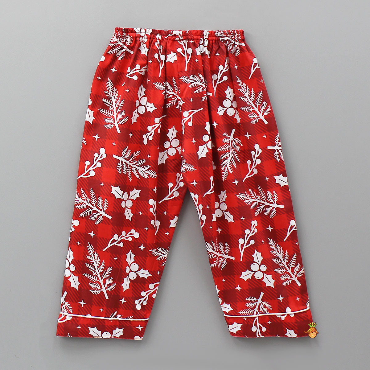 Pre Order: Christmas-Themed Printed Sleepwear With Patch Pocket Detail