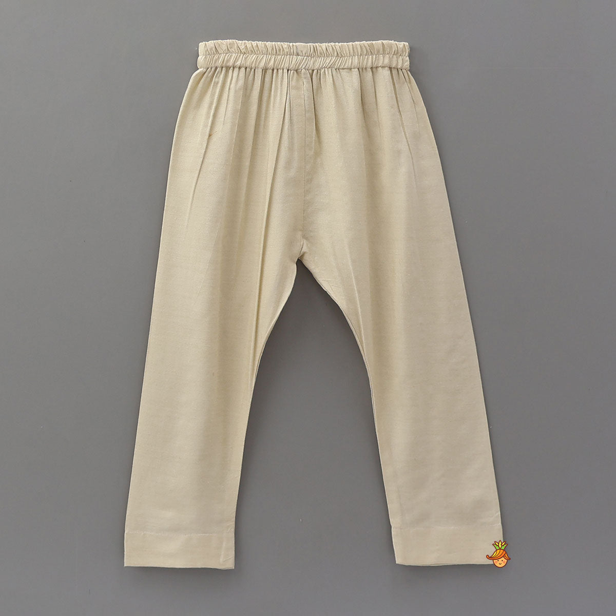 Pre Order: Fringed Lace-Detailed Velvet Kurta With Pyjama