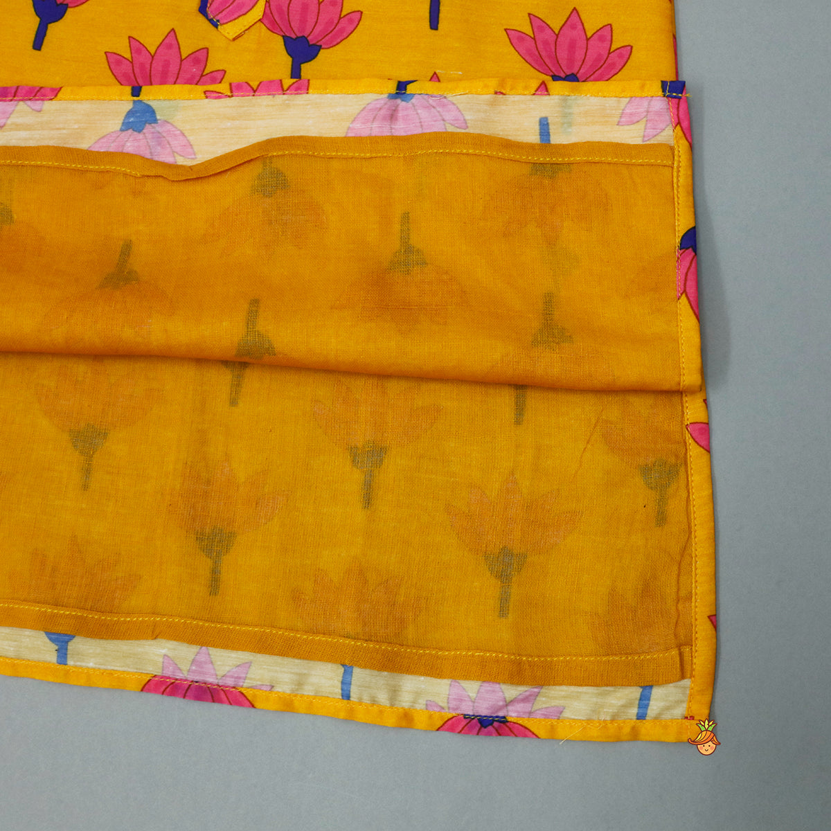 Pre Order: Beautiful Floral Printed Ethnic Kurta And Dhoti