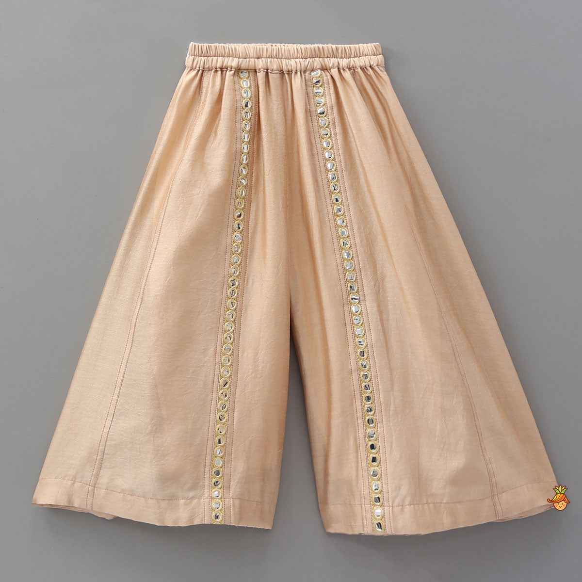 Elegant Pocket Detail Kurti With Palazzo And Dupatta