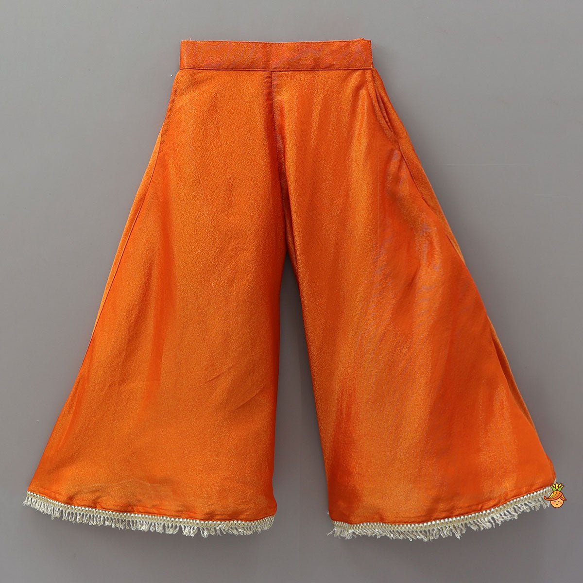 Pre Order: Intricate Beads And Cut Dana Embroidered Kurti With Flared Palazzo