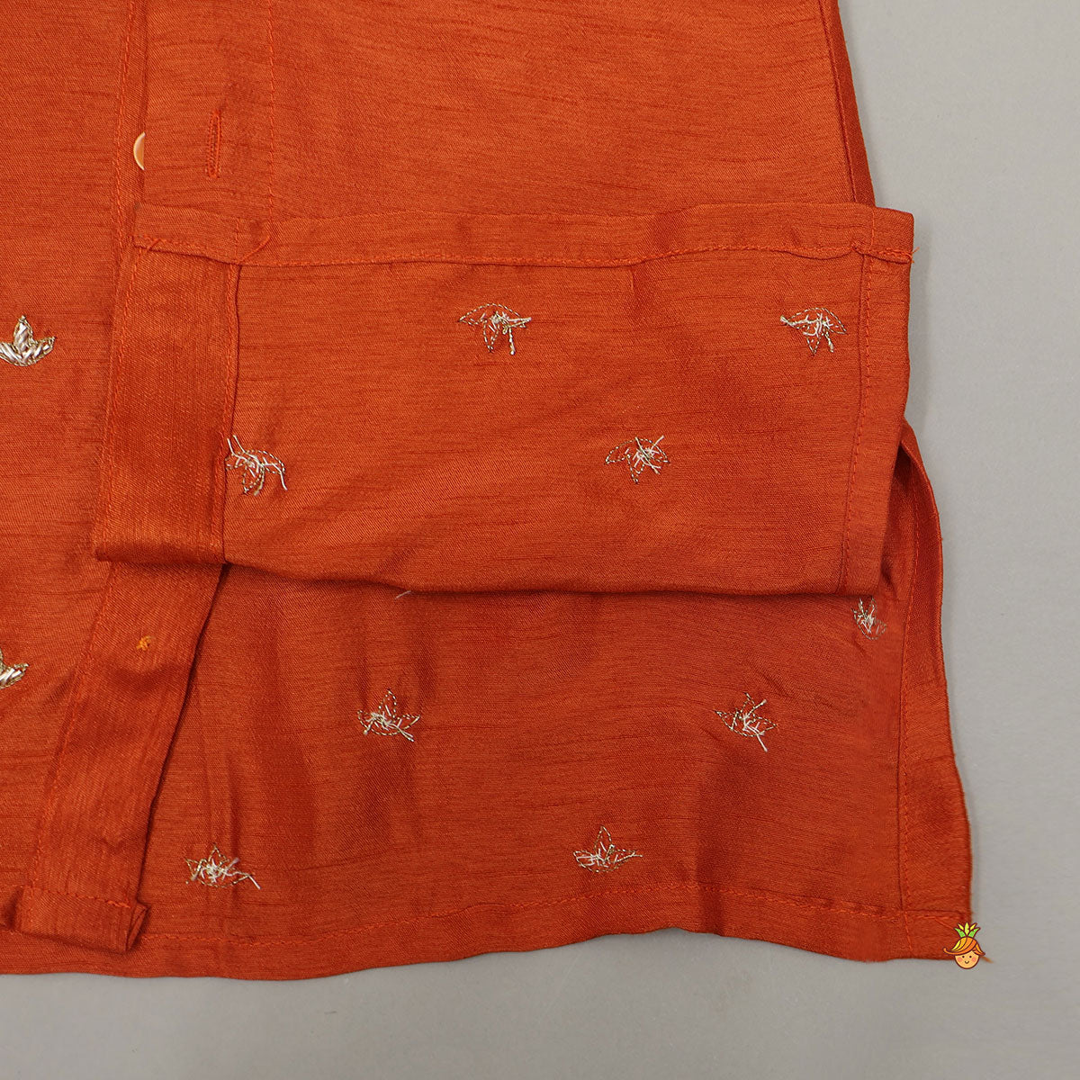 Pre Order: Ethnic Kurta With Hand-Painted Jacket And Matching Dhoti