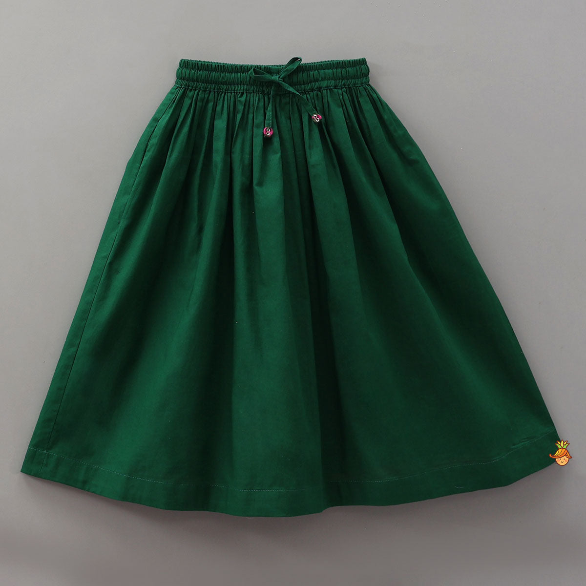 Pre Order: Knot Detail Flared Top And Lehenga