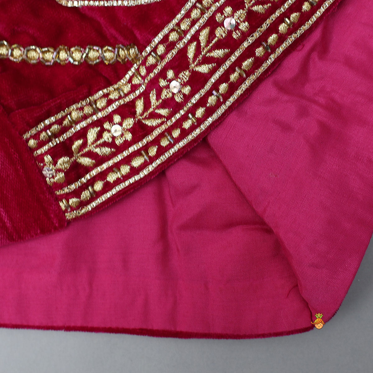 Stylish Flared Sleeves Top And Lehenga