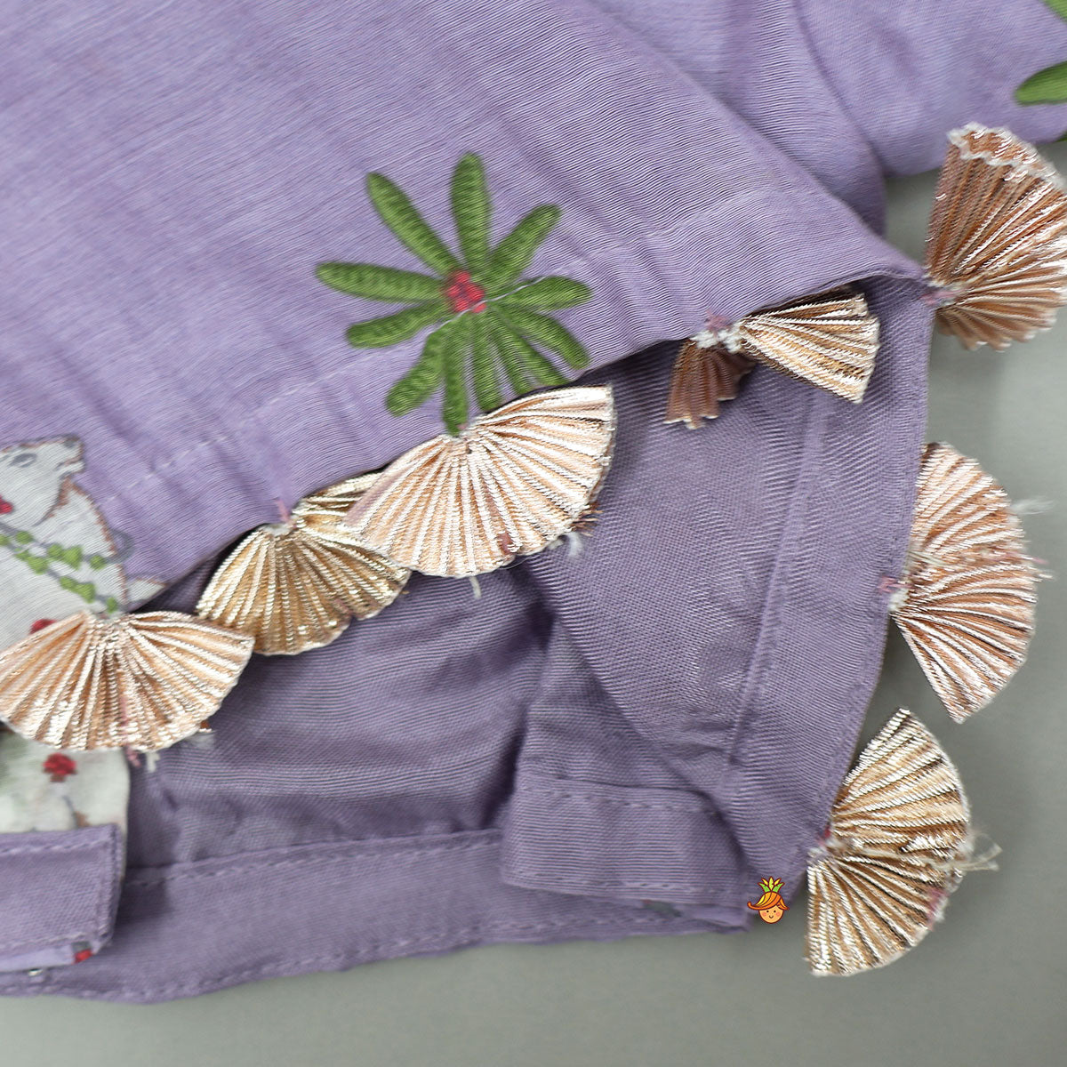 Pre Order: Adorable Printed Top And Lehenga