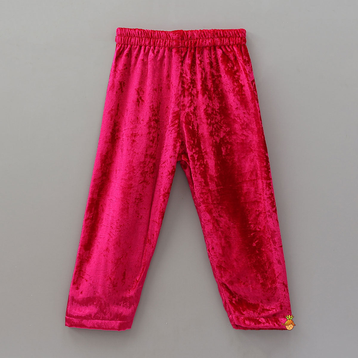 Pre Order: Brocade Kurti And Velvet Pant With Matching Dupatta