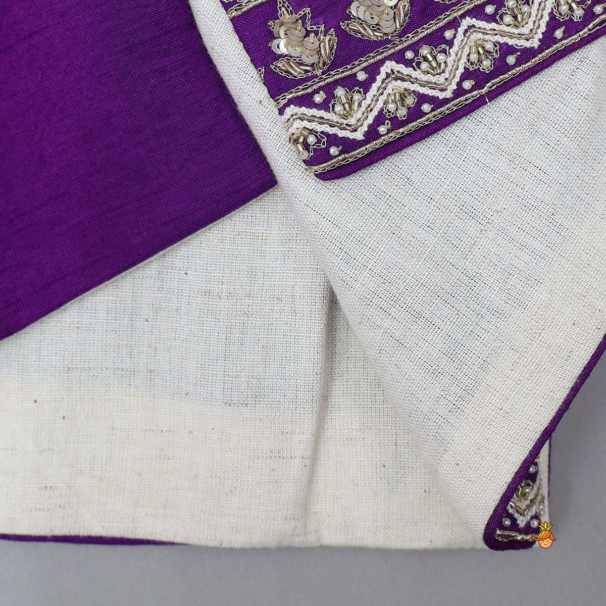 Pre Order: Mandarin Collar Kurta With Embroidered Jacket And Pyjama