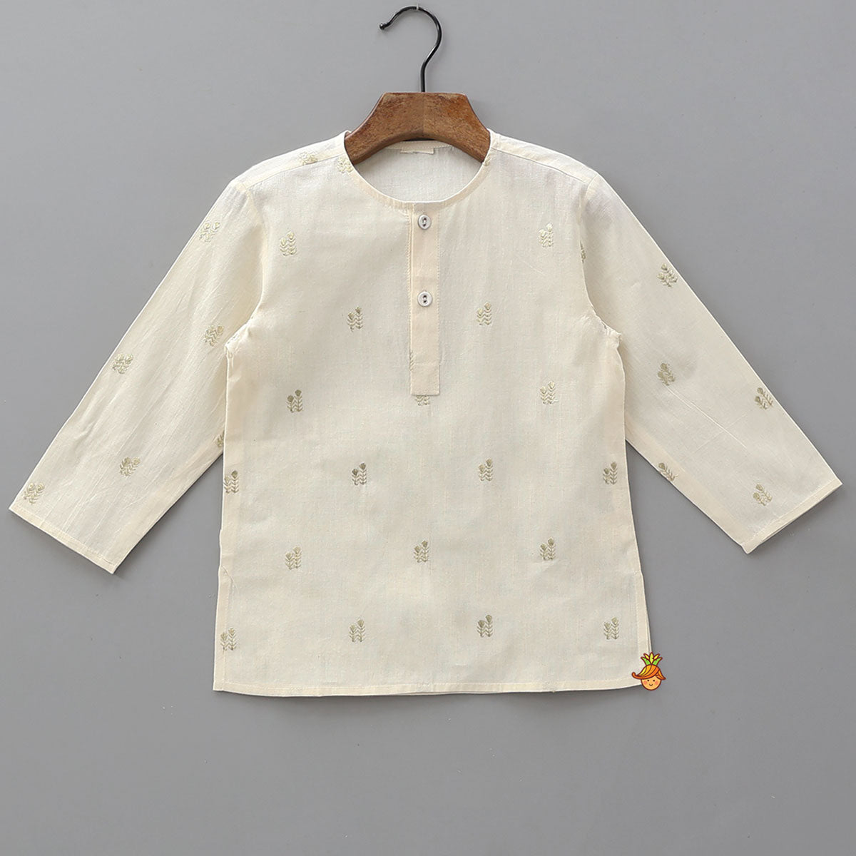 Pre Order: Booti Work Kurta And Pyjama