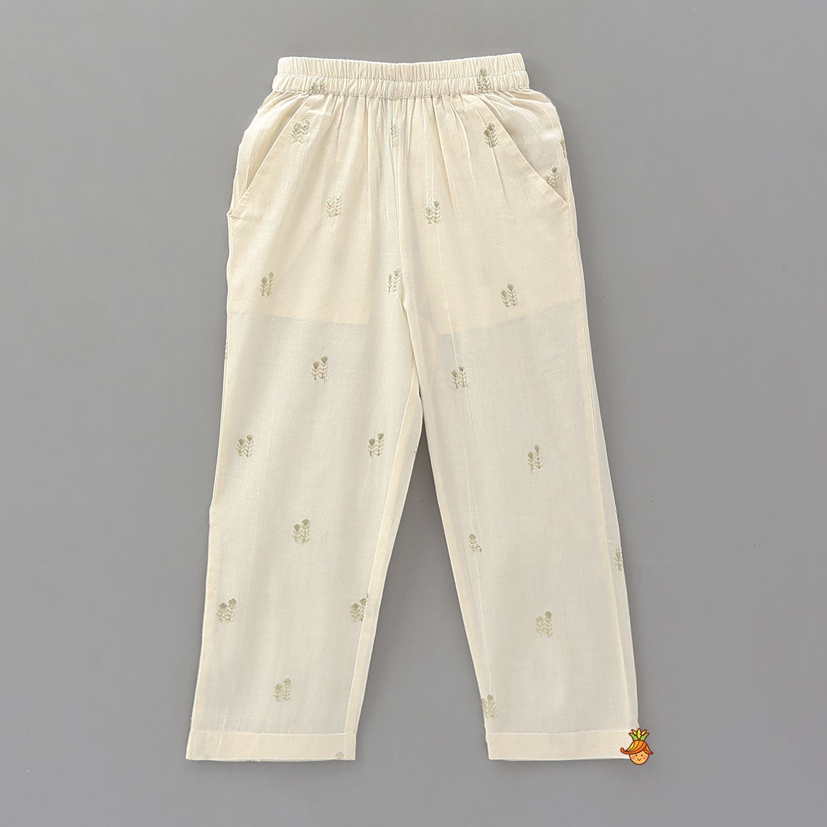 Pre Order: Booti Work Kurta And Pyjama