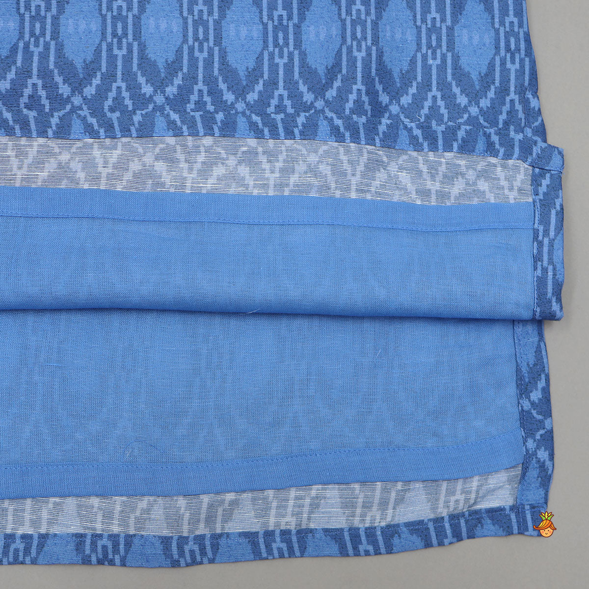 Pre Order: Elegant Printed Kurta With Jacket And Pyjama