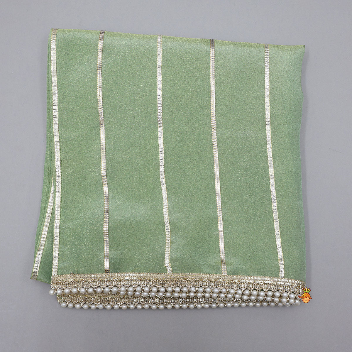 Pre Order: Shimmery Front Open Embroidered Top And Layered Sharara With Contrasting Dupatta