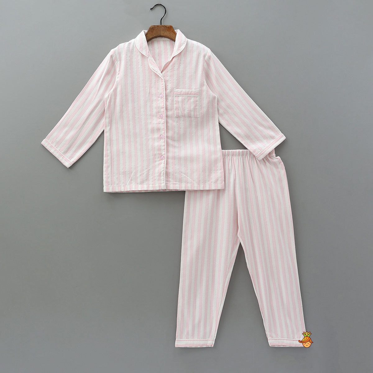 Vertical Striped Sleepwear