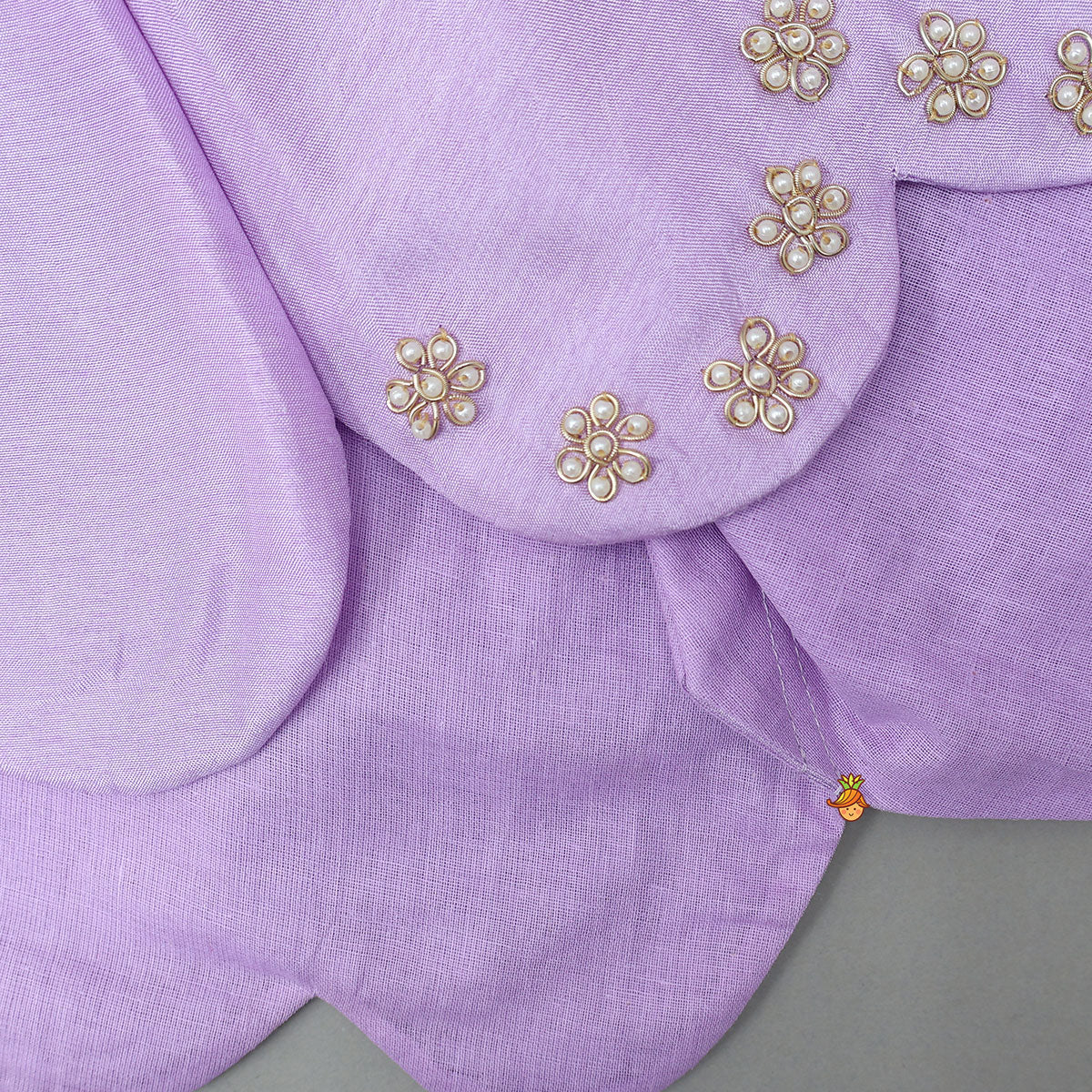 Pre Order: Booti Floral Embroidered Kurti With Sharara And Dupatta