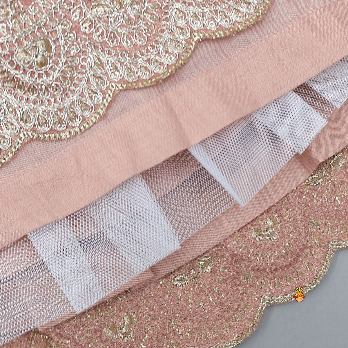 Pre Order: Blazer-Style Top And Scalloped Hem Lehenga