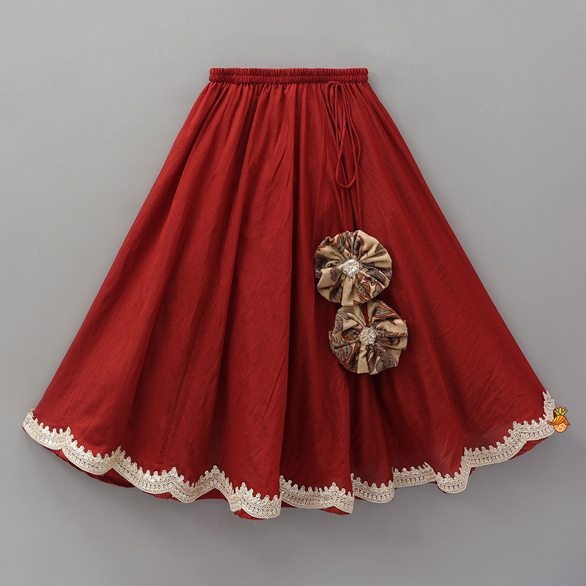 Pre Order: Notch Collar Velvet Top And Lehenga