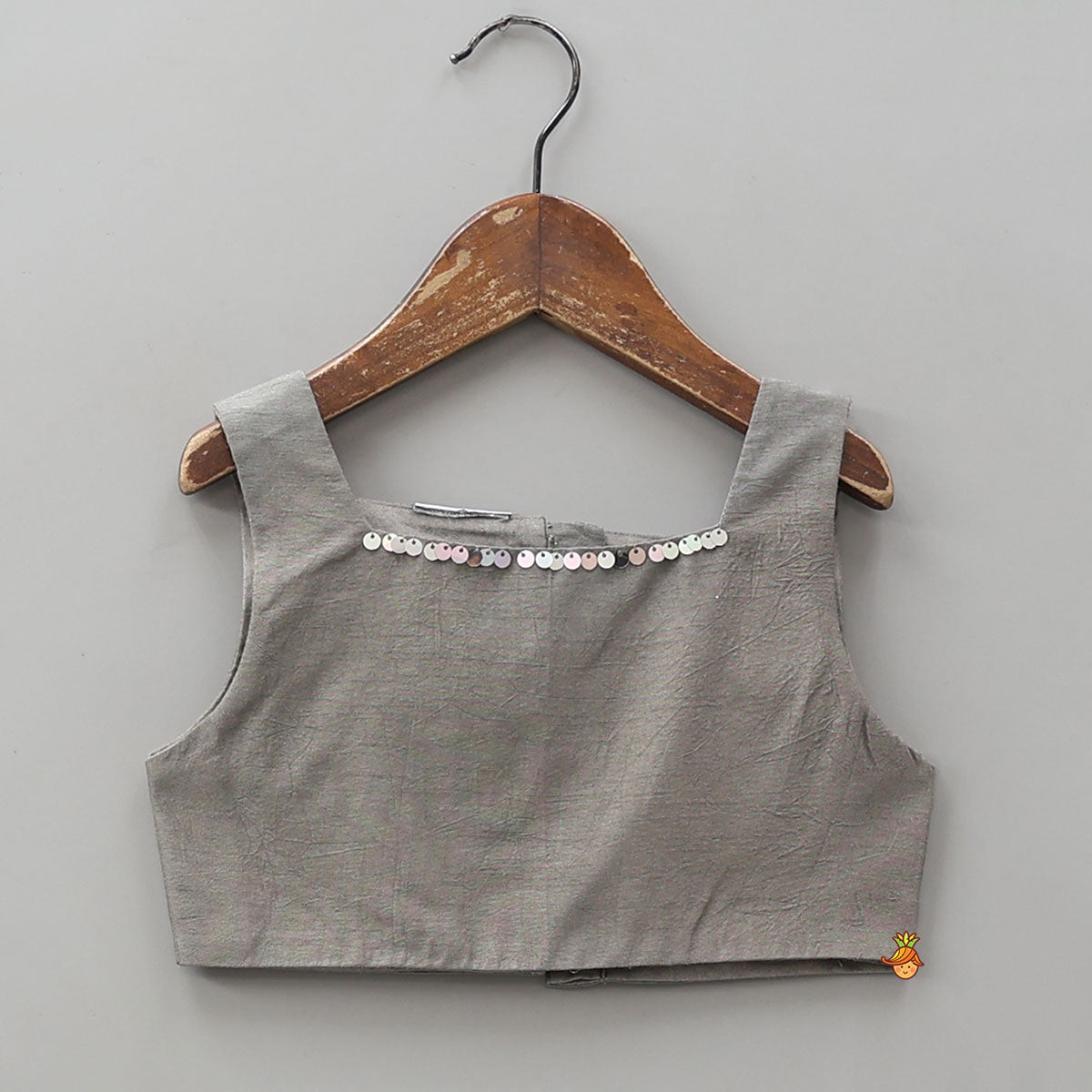 Pre Order: Beautiful Top With Open Jacket And Layered Net Lehenga