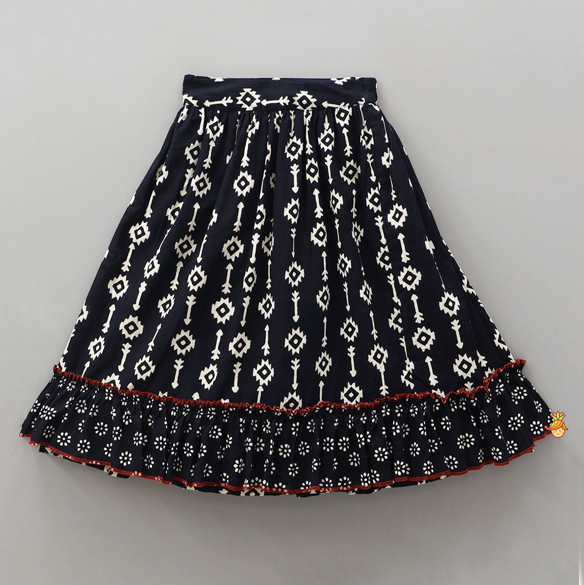 Jacket Style Kurti And Lehenga