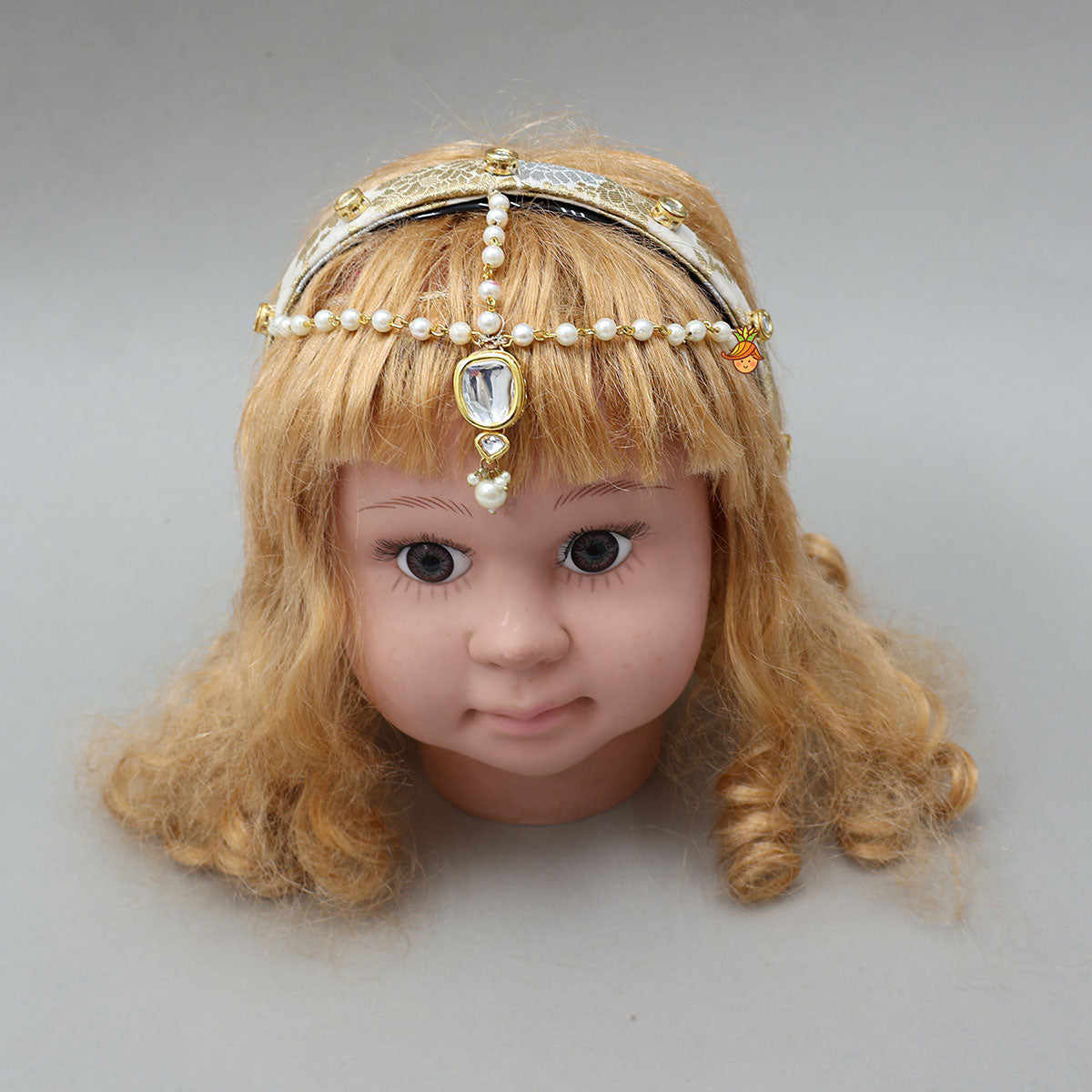 Pre Order: Exquisite Halter Neck Brocade Top With Embellished Jacket And Brocade Lehenga With Matching Hair Band