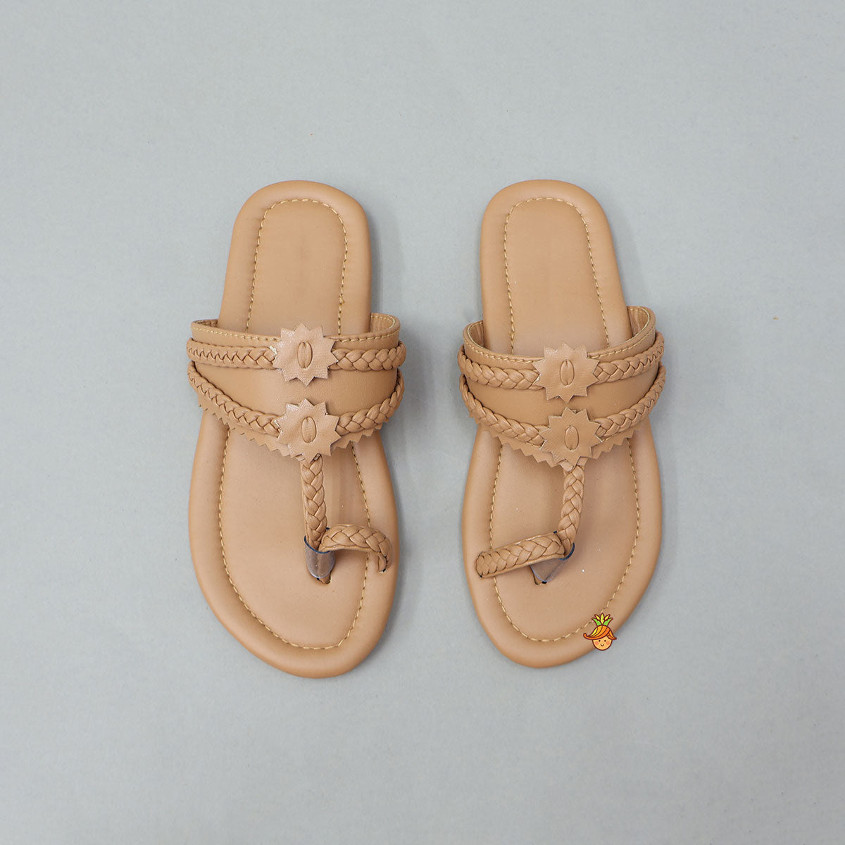 Kolhapuri Flats With Braided Detailing