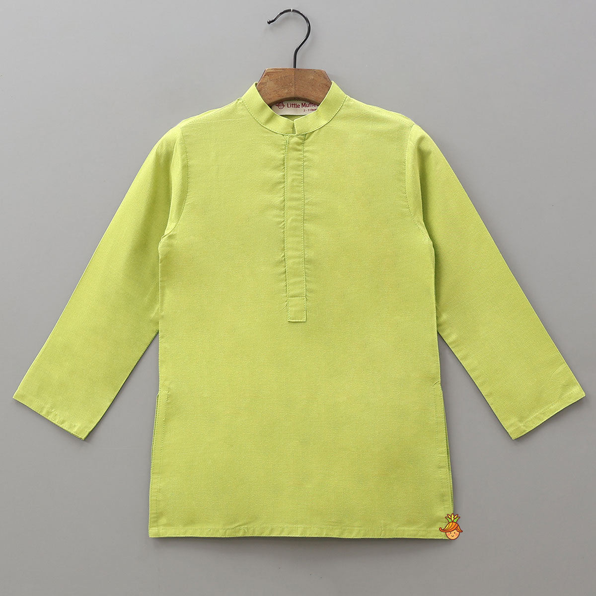 Cotton Silk Kurta With Embroidered Jacket And Pyjama