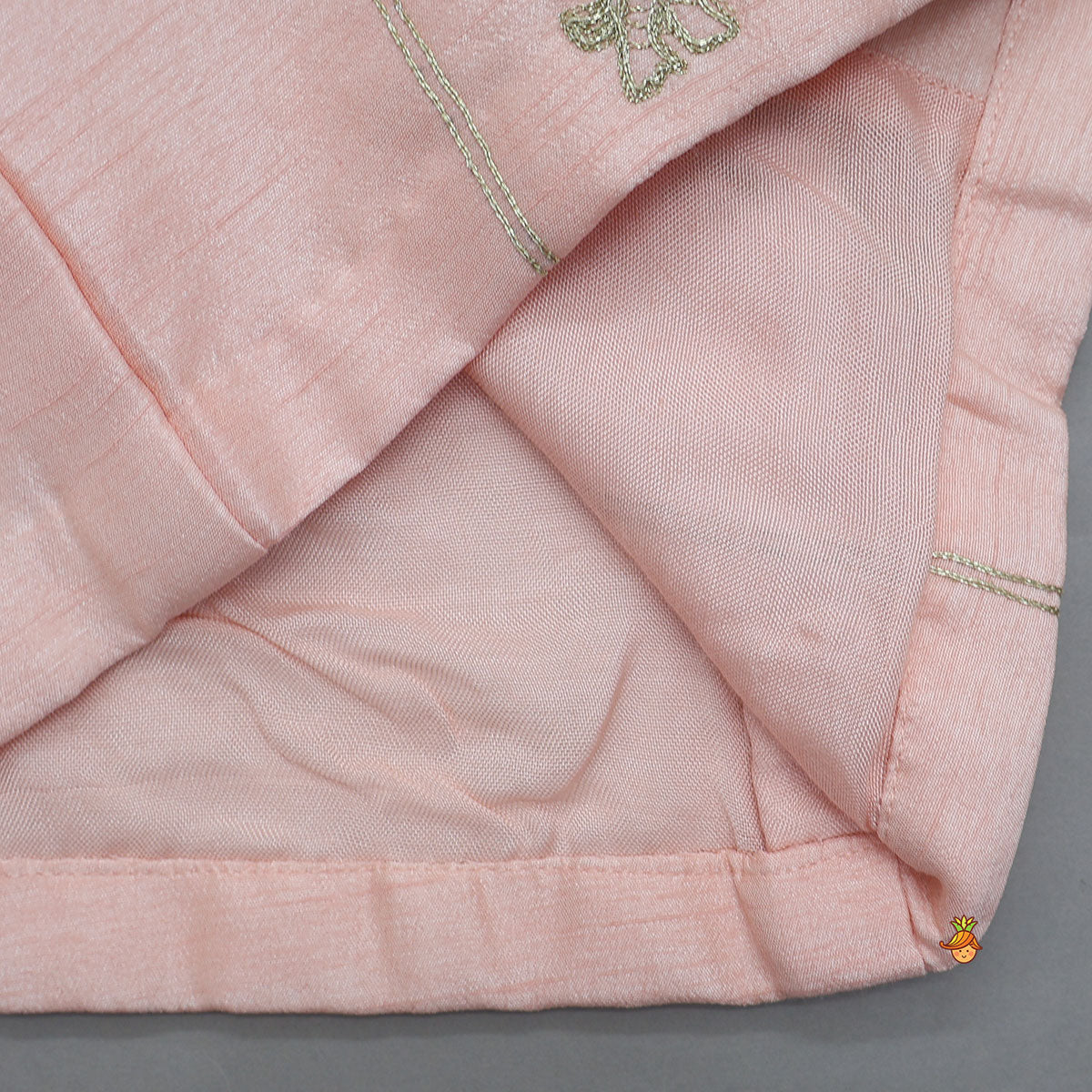 Ethnic Kurta With Jungle-Themed Embroidered Jacket And Pyjama