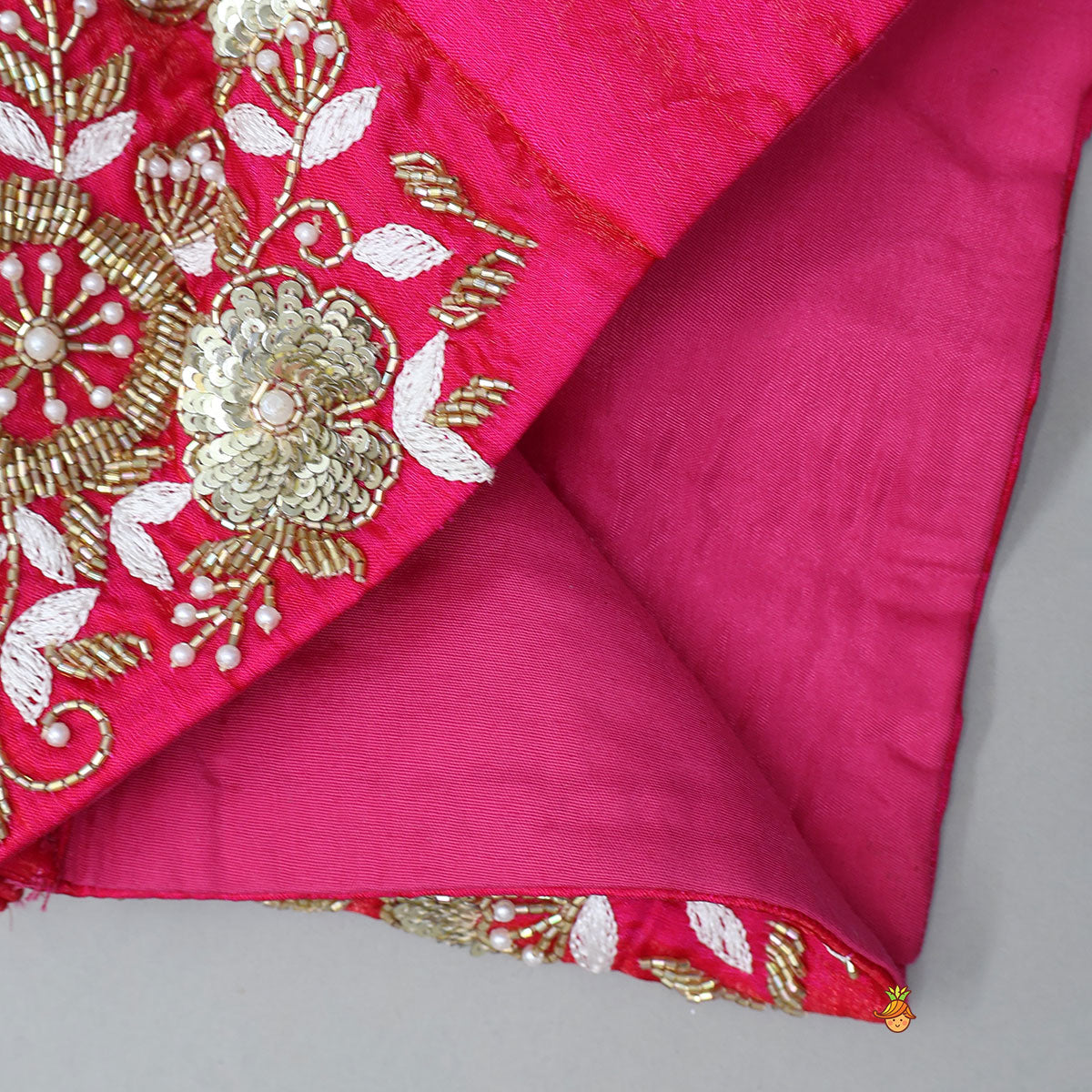 Adorable Shimmery Kurti With Embroidered Jacket And Flared Palazzo