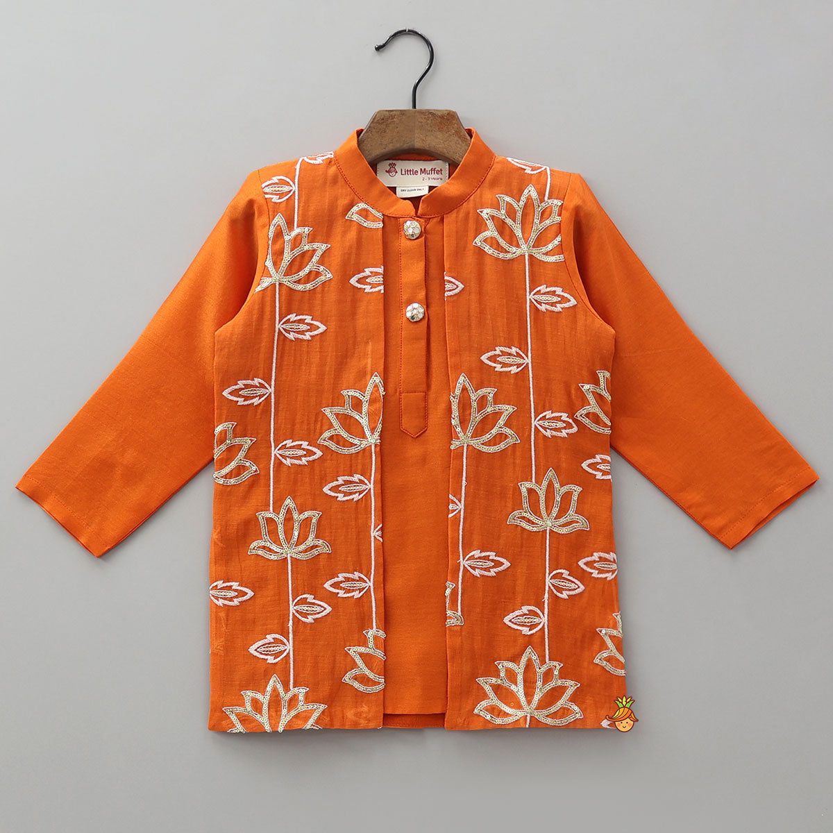 Ethnic Jacket Style Kurta And Pyjama