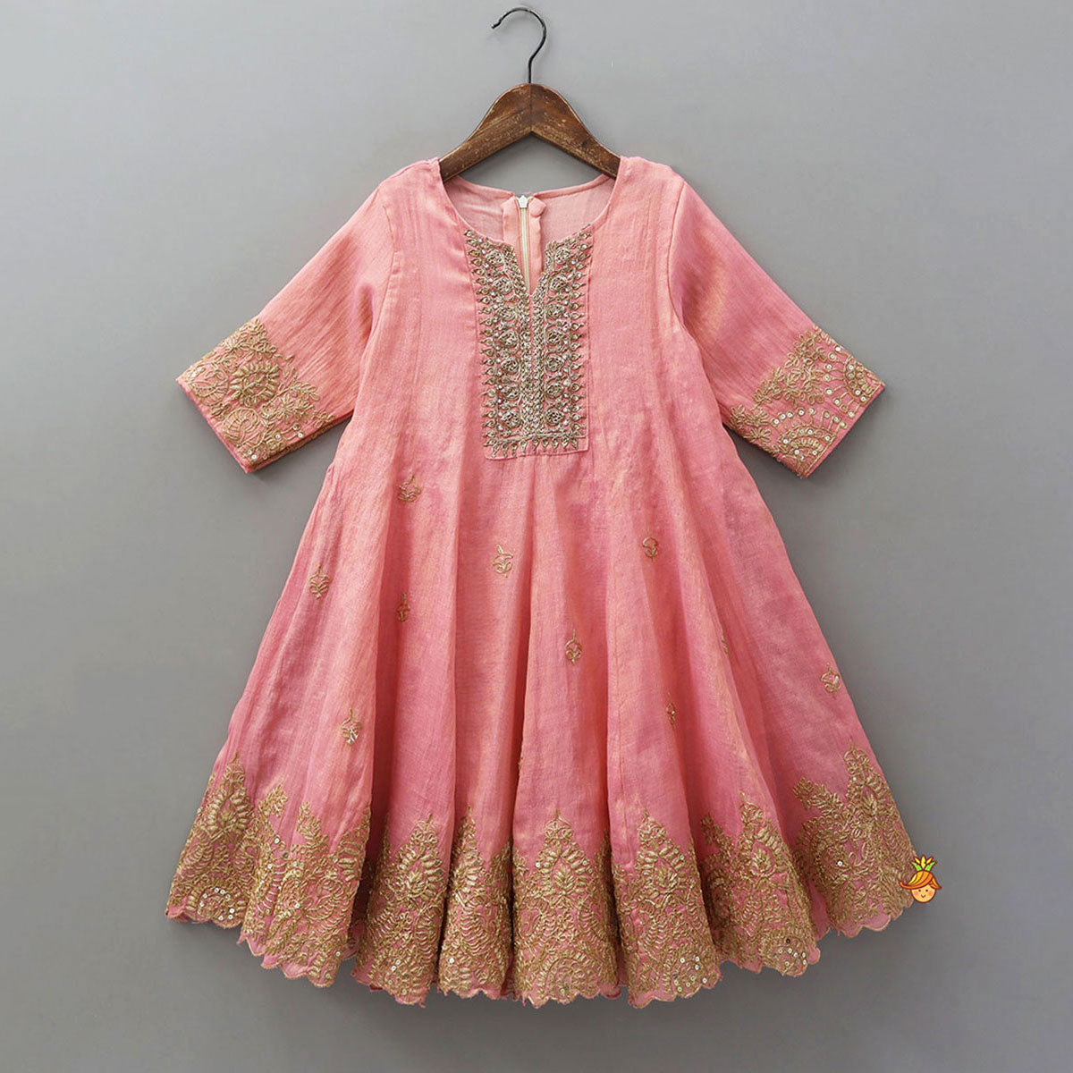 Pre Order: Shimmery Gorgeous Anarkali With Matching Dupatta