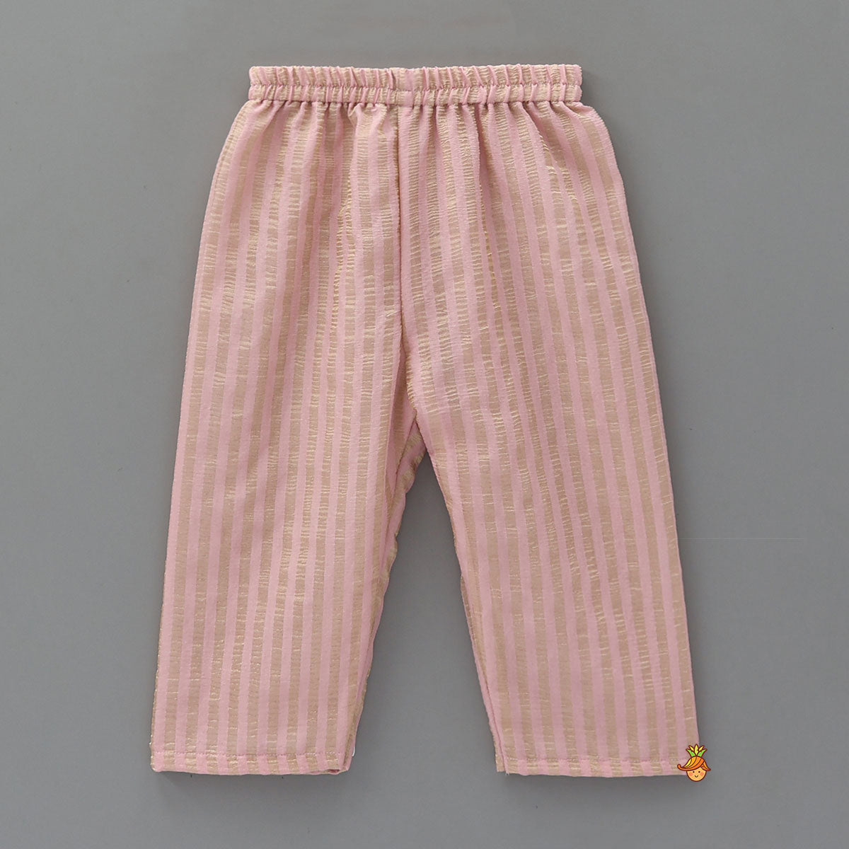 Pre Order: Flared Sleeve Striped Kurti And Pant