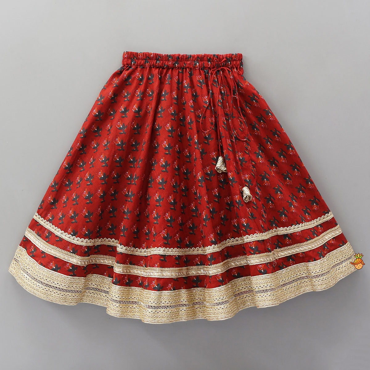 Pre Order: Floral Embellished Halter Neck Top And Lehenga