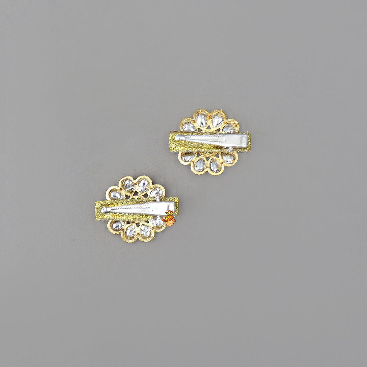 Beautiful Floral Hair Clips - Set Of 2