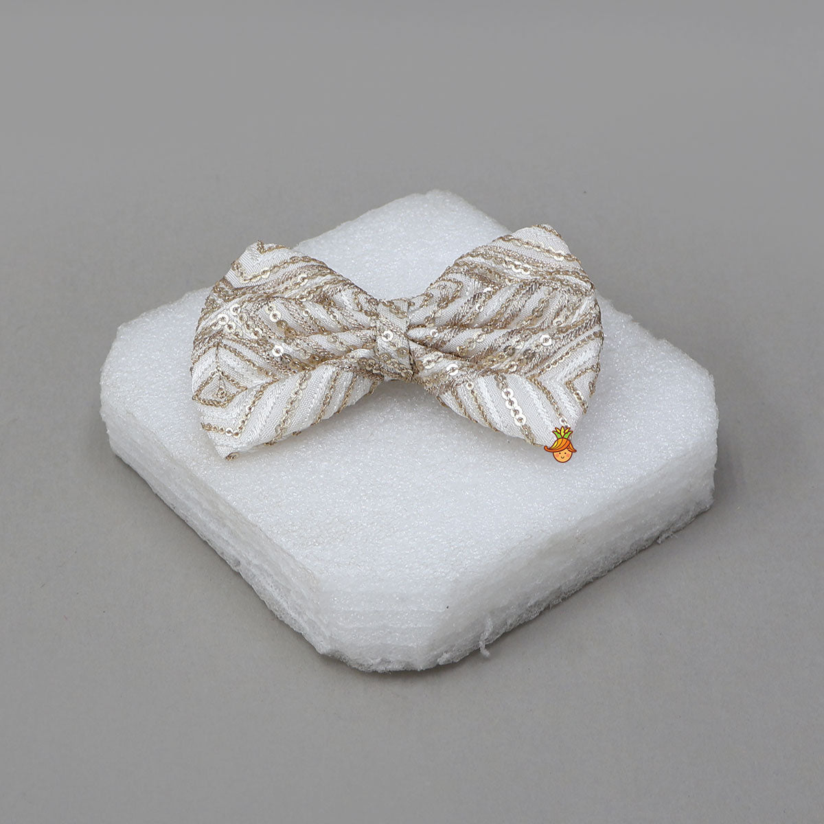 Sequined Bow Hair Clip