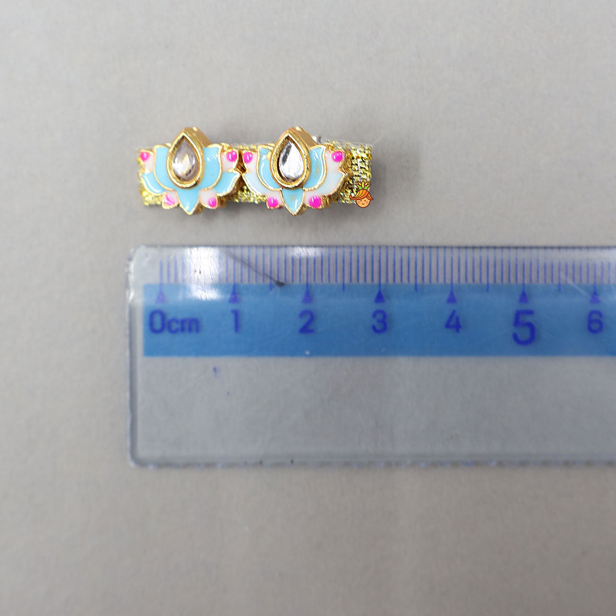 Charming Lotus Hair Clips - Set Of 3