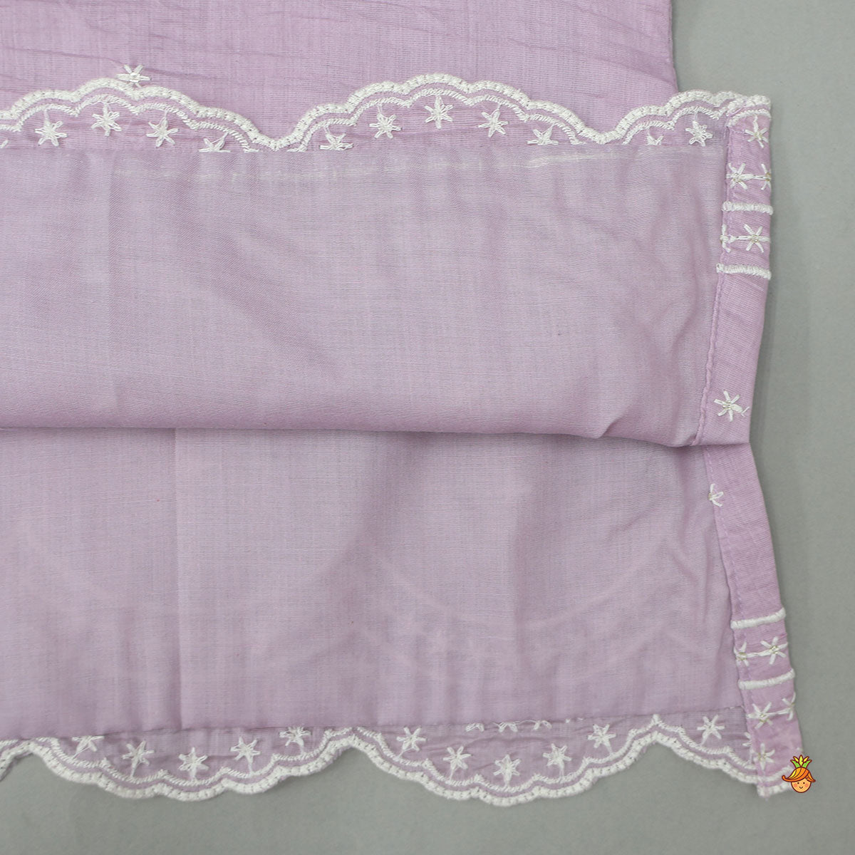 Pre Order: Booti Embroidered Kurti And Sharara With Matching Dupatta