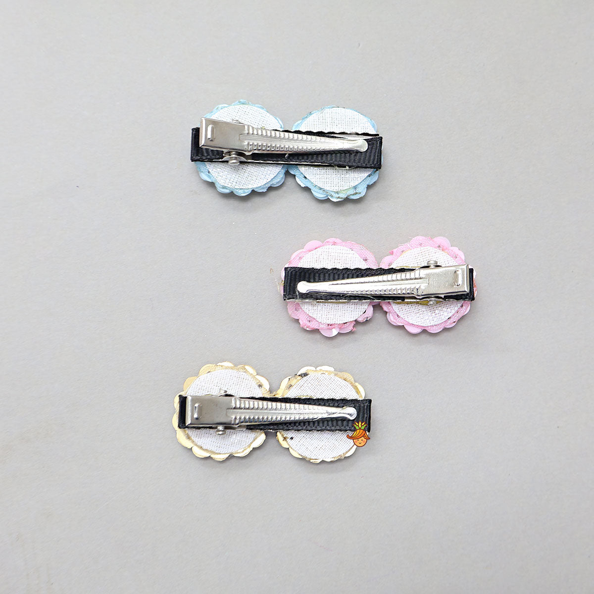 Sequins And Beads Work Hair Clips - Set Of 2