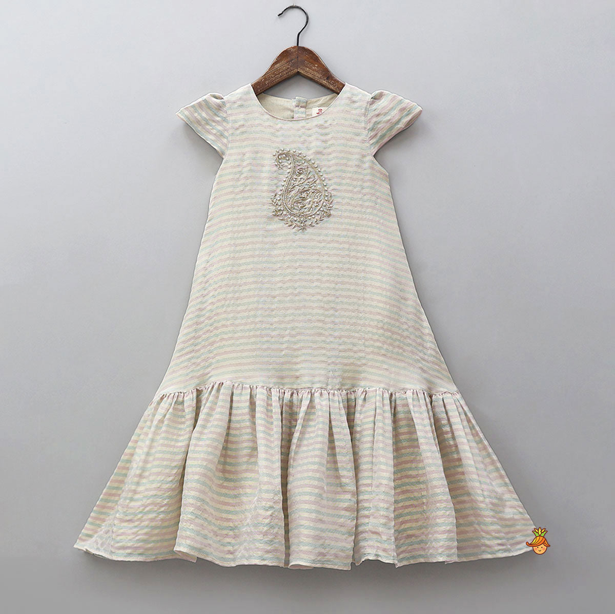 Striped Sheen Elegant Kurti