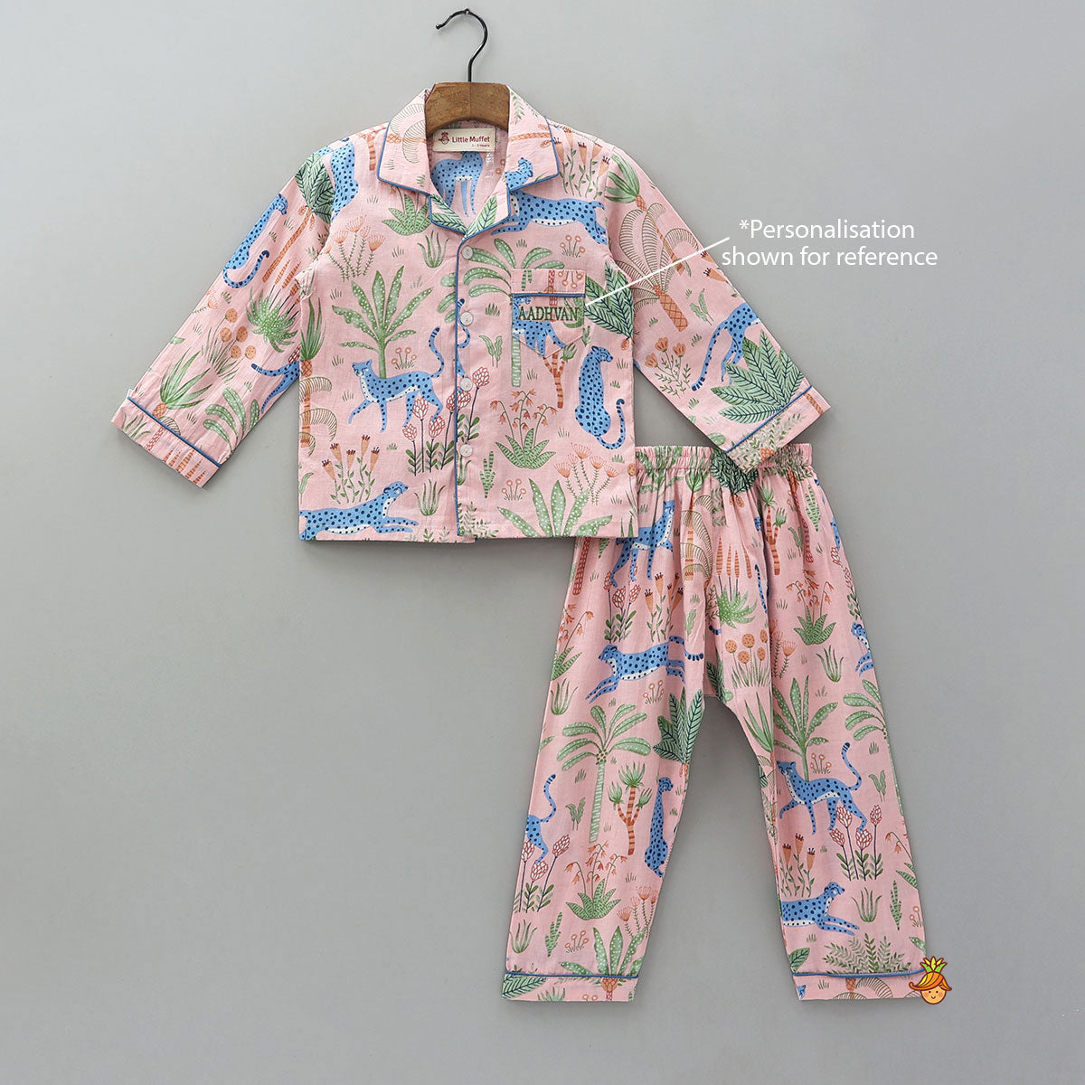 Pre Order: Jungle-Themed Printed Sleepwear