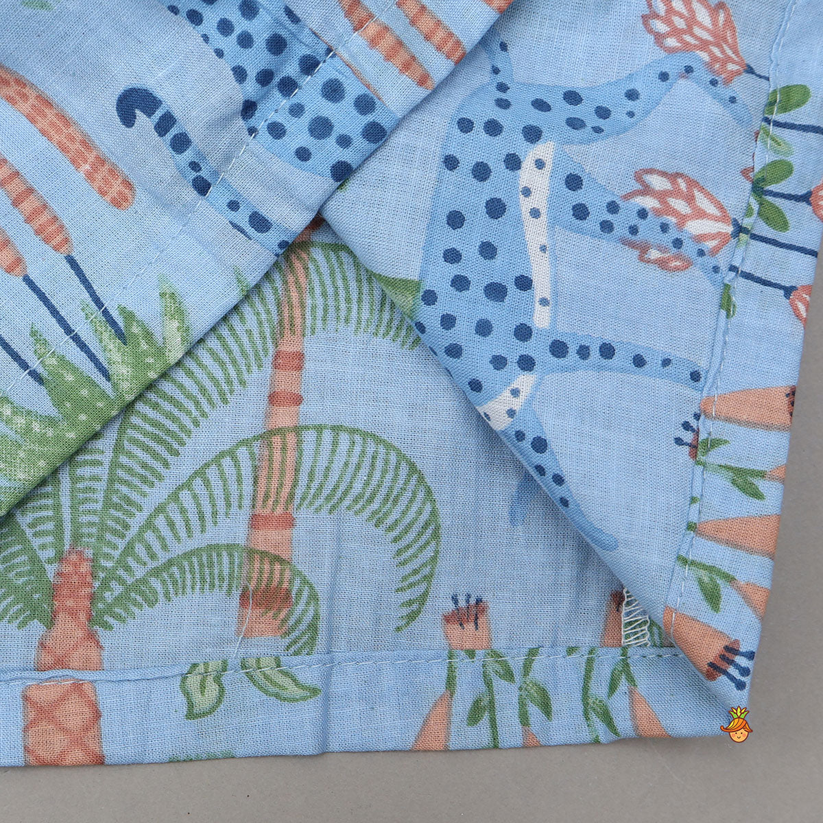 Pre Order: Jungle-Themed Printed Top And Pyjama