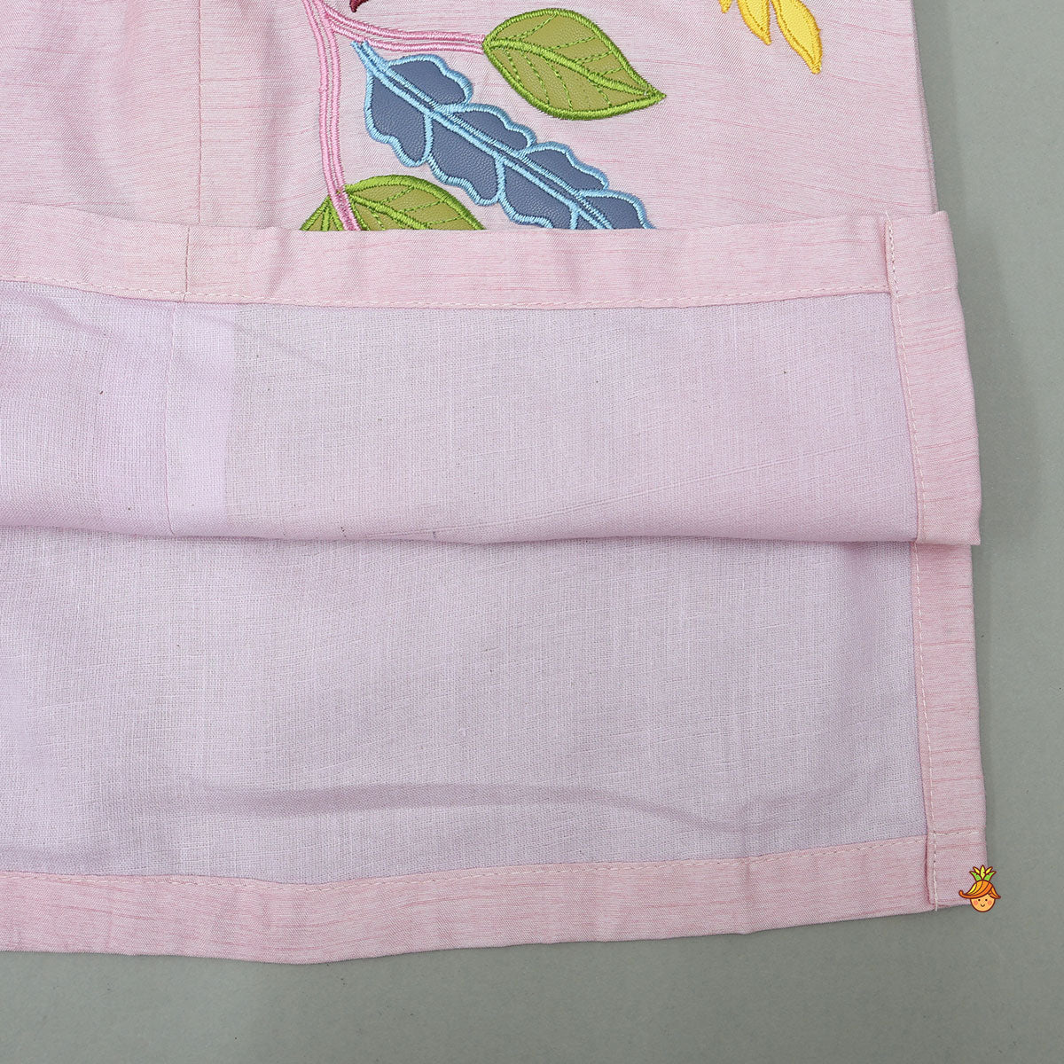 Floral Embroidered Kurta And Matching Pyjama