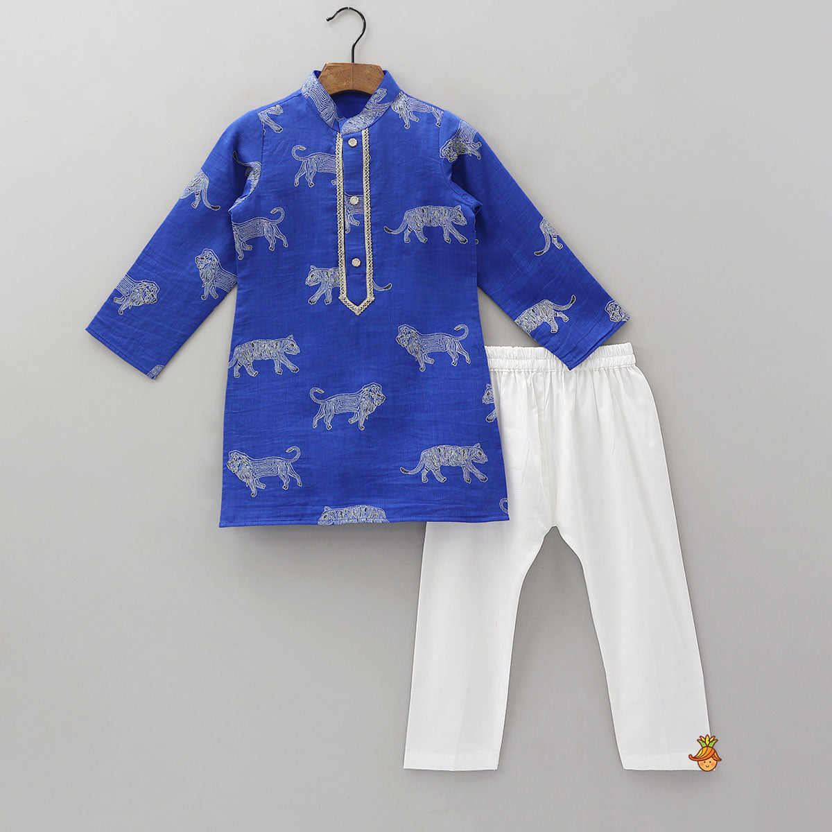 Pre Order: Printed Elegant Kurta And Pyjama