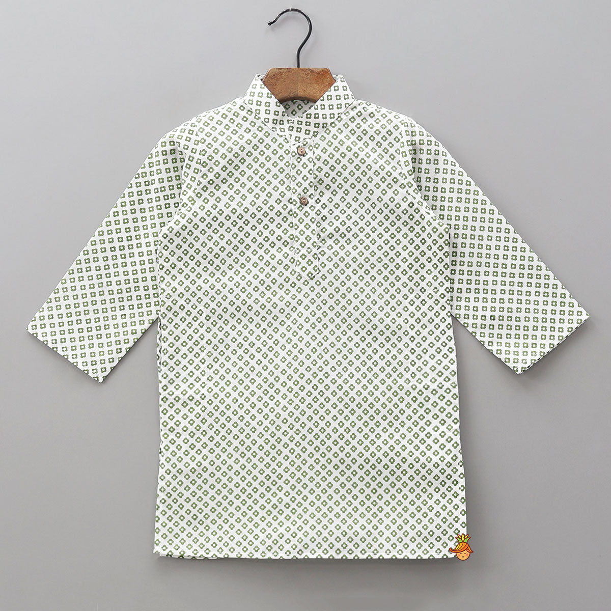 Tiny Flower Printed Kurta And Pyjama