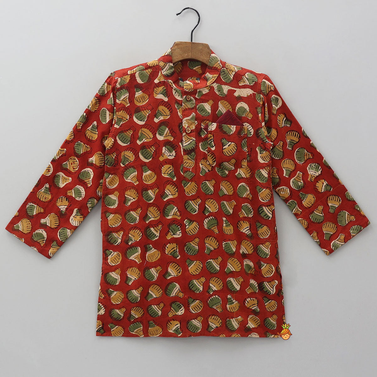 Hand Block Printed Kurta - Set Of 2