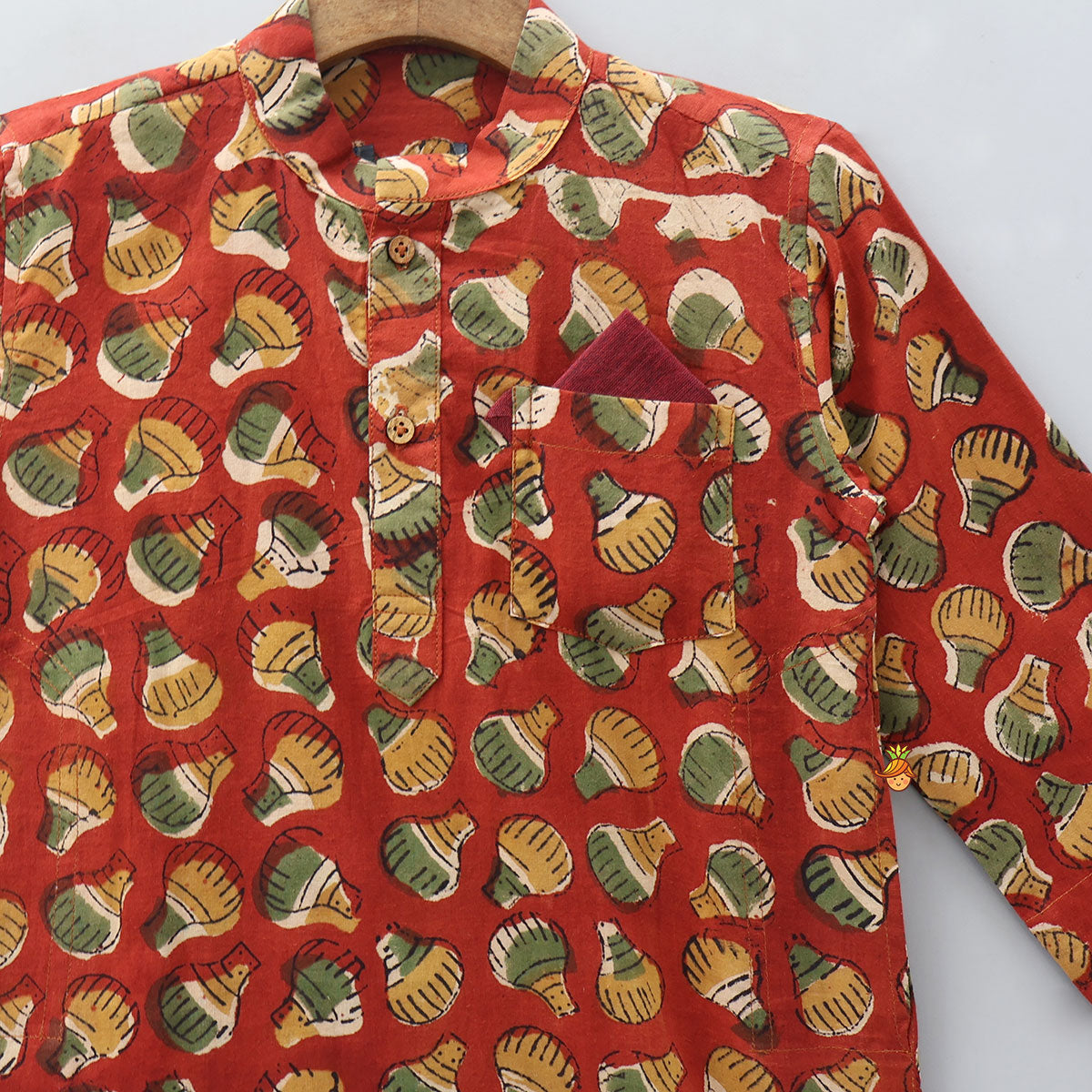 Hand Block Printed Kurta - Set Of 2