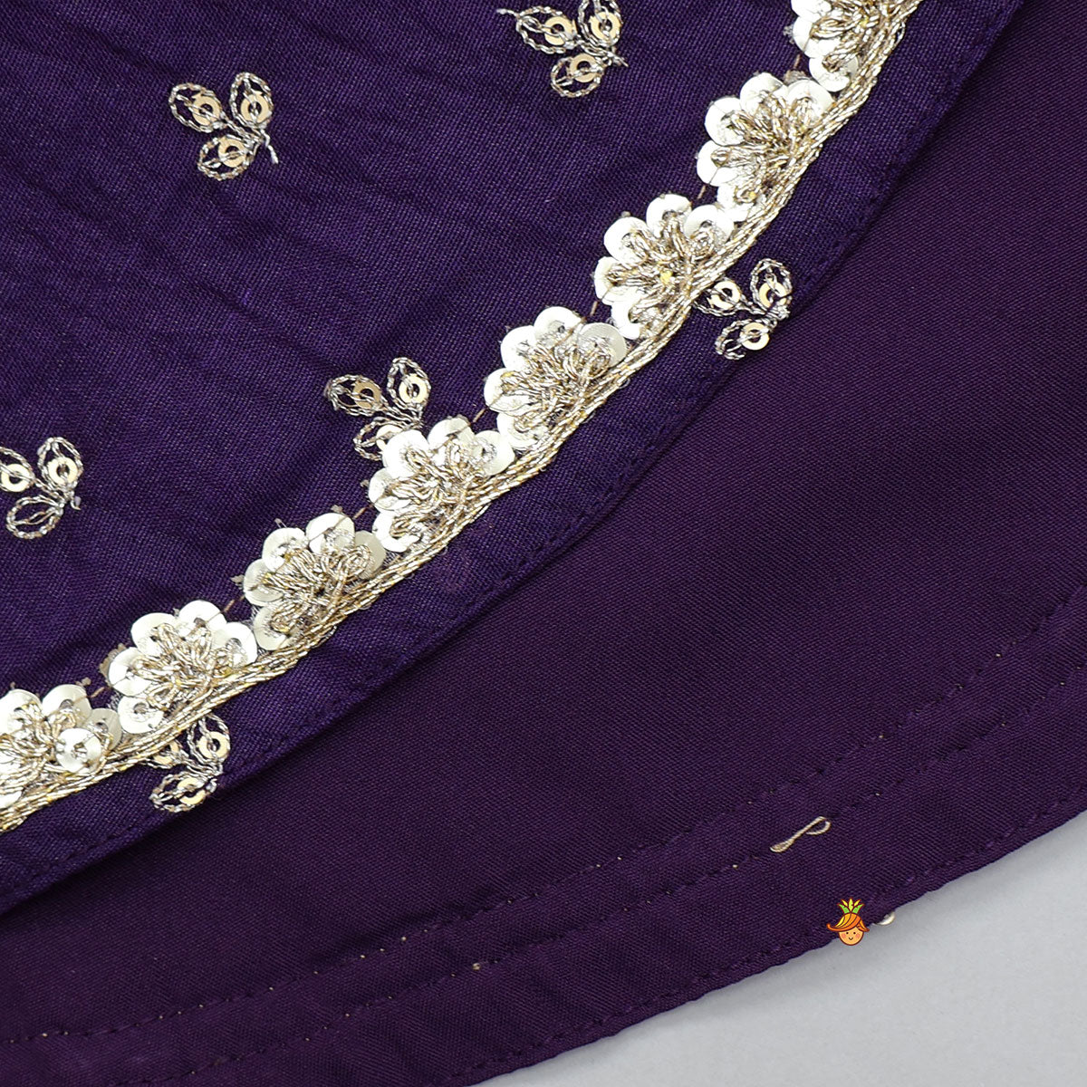 Strappy Ethnic Peplum Kurti With Flared Palazzo