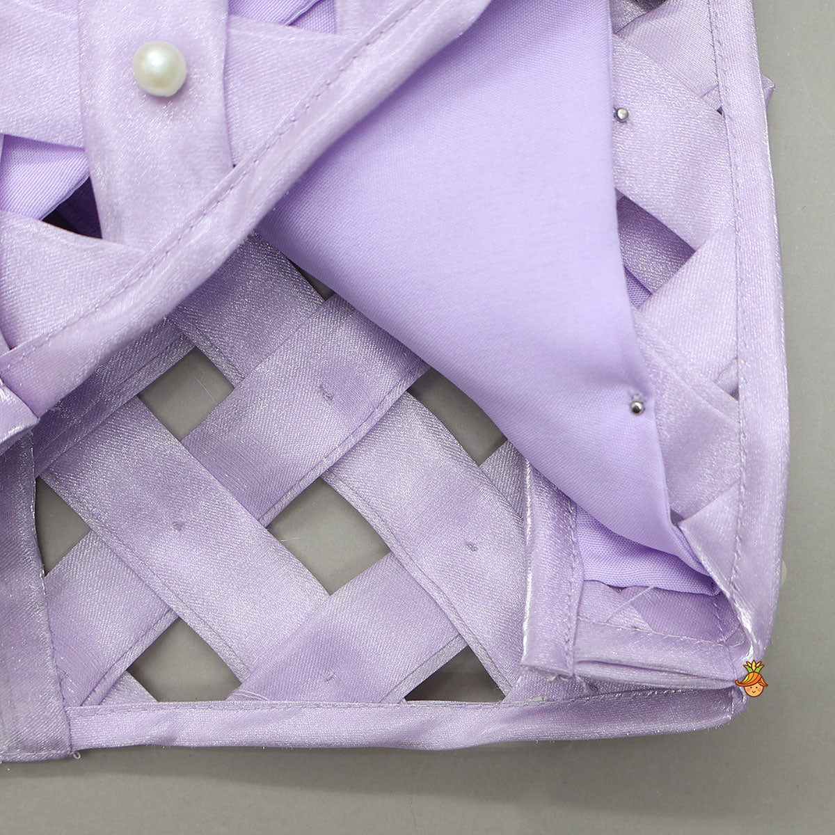 Checkered Design Embellished Top And Classy Lehenga