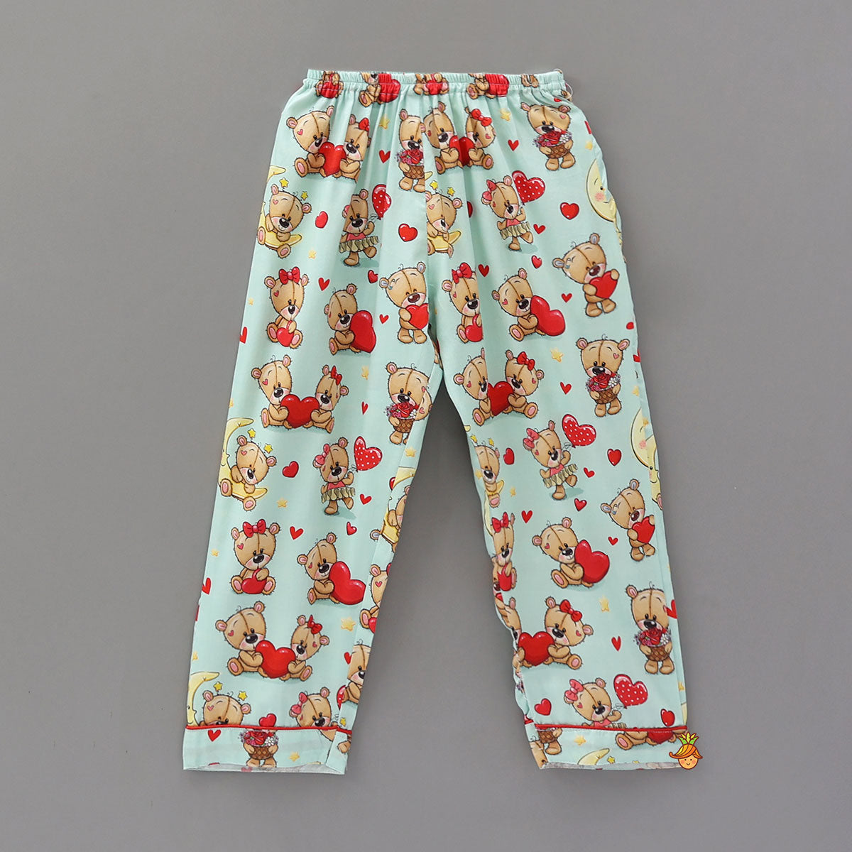 Pre Order: Sweet And Lovely Teddy Printed Sleepwear Set