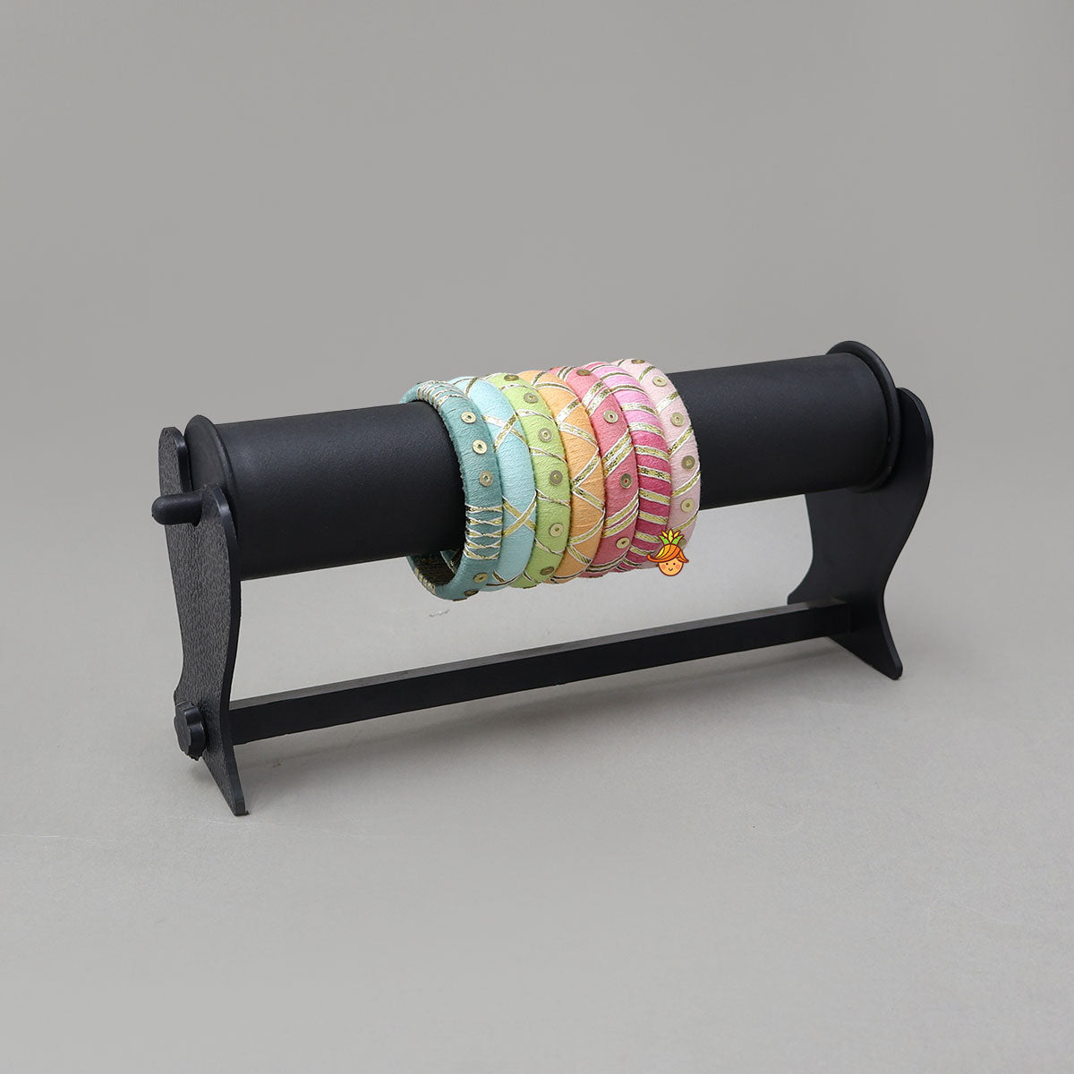 Handmade Thread Bangles - Set Of 7