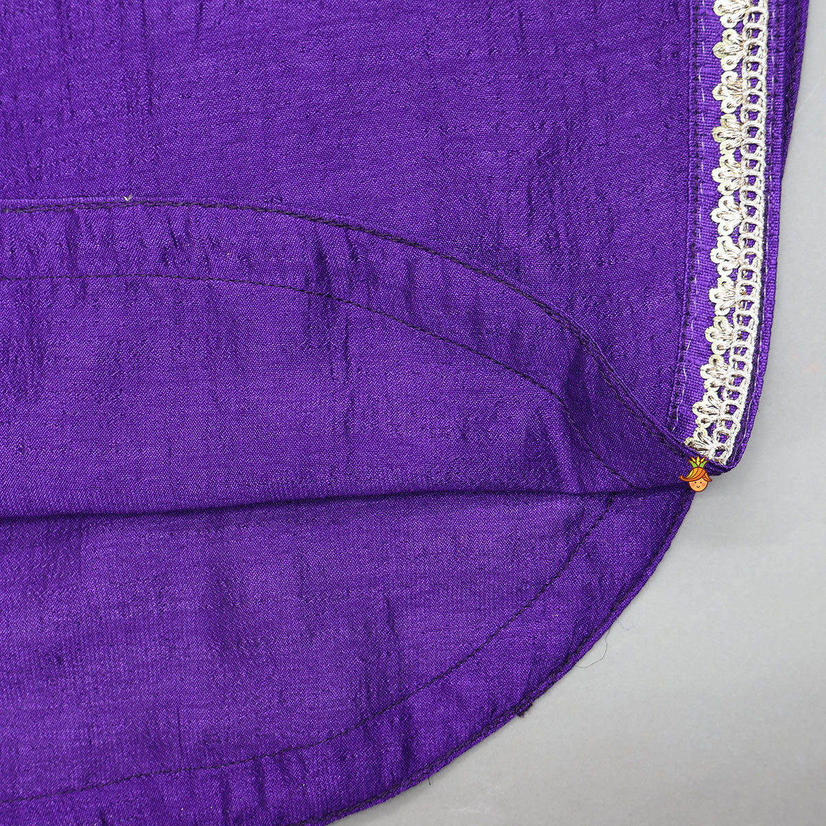 V Neck Curved Hem Kurti And Patiala With Matching Dupatta