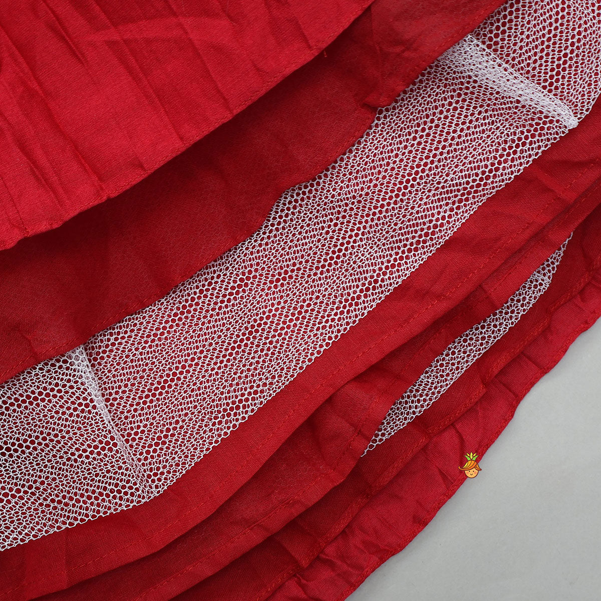 Pre Order: Cape Style Hand Embroidered Top And Pleated Lehenga